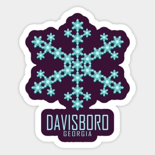 Davisboro Georgia Sticker